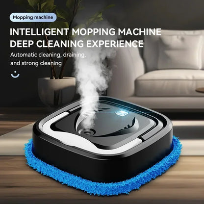 Steamova™ Electric Floor Mop & Sweeper – 3-in-1 Cleaning, Waxing & Humidifying